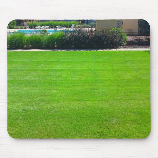 Gebied van Groene Grass Mousepad Muismat (Voorkant)