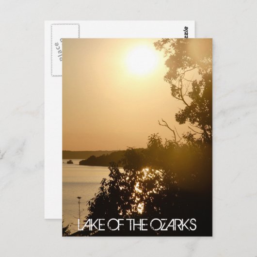 GEBIED VAN HET BRIEFKAART OZARKS 2012 (Voorkant / Achterkant)