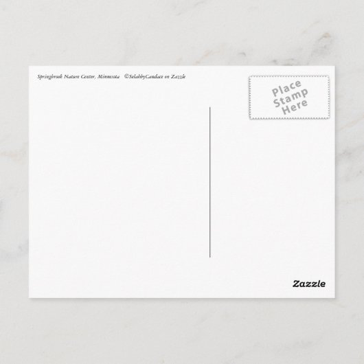 Gebied van het gouden avond Briefkaart (Achterkant)