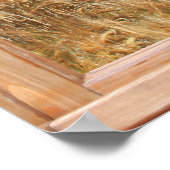 Gebied van het Uitzicht van de gerst vanaf een raa Poster (Hoek)