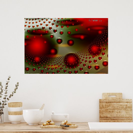 Gebied van invloed poster (Keuken)