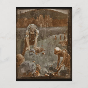 Gebied van juwelen briefkaart