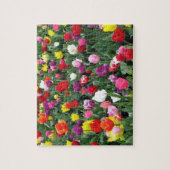 Gebied van kleurrijke Tulpen Puzzle Legpuzzel (Verticaal)