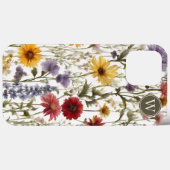 Gebied van Land Wildbloemen Monogram Case-Mate iPhone Case (Achterkant (horizontaal))