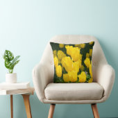 Gebied van lichtgele tulpen kussen (Stoel)