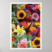 Gebied van Multicolored Flowers, Poster (Voorkant)