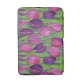 Gebied van Paarse Tulpen: ontwerpbakmat Badmat (Voorkant Verticaal)