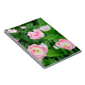 Gebied van roze tulpen notitieboek (Rechterzijde)