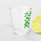 Gebied van schokglas shot glas (Links)