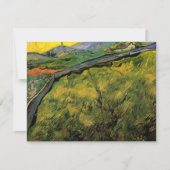 Gebied van Spring Wheat, zon door Vincent van Gogh (Voorkant)