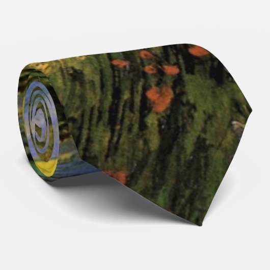 Gebied van Spring Wheat, zon door Vincent van Gogh Stropdas (Opgerold)
