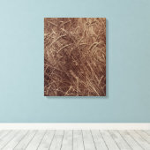 Gebied van tarwe (door Eugène Atget) Canvas Afdruk (Insitu (Houten vloer))