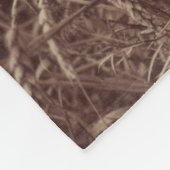 Gebied van tarwe (door Eugène Atget) Fleece Deken (Hoek)