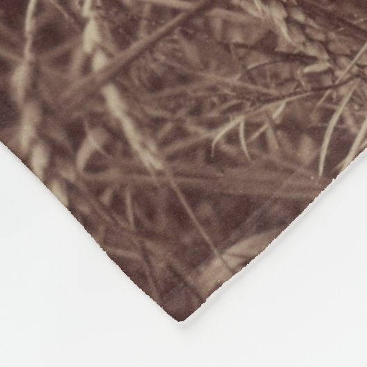 Gebied van tarwe (door Eugène Atget) Fleece Deken (Hoek)