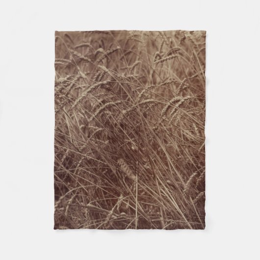 Gebied van tarwe (door Eugène Atget) Fleece Deken (Voorkant)