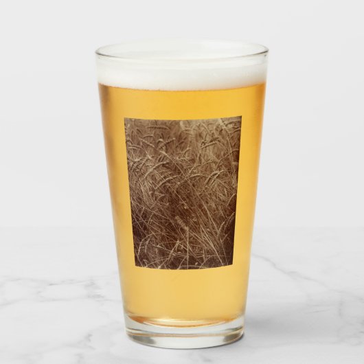 Gebied van tarwe (door Eugène Atget) Glas (Voorkant gevuld)