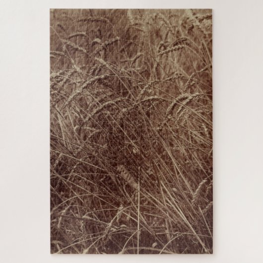 Gebied van tarwe (door Eugène Atget) Legpuzzel (Verticaal)