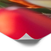 Gebied van Tulpen in volle bloei Poster (Hoek)