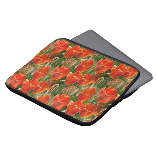 Gebied van Tulpen..... Laptop Sleeve (Voorkant top)