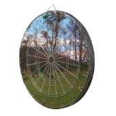 Gebied van Verre & een Roze SunSet Dartbord (Voorkant Rechts)