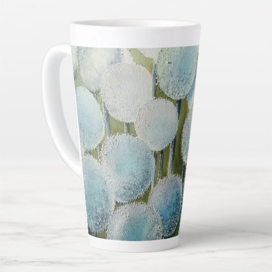 Gebied van Wensen Waterverf Latte Mok (Linkerhoek)