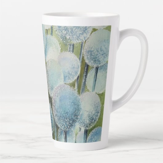 Gebied van Wensen Waterverf Latte Mok (Rechts)