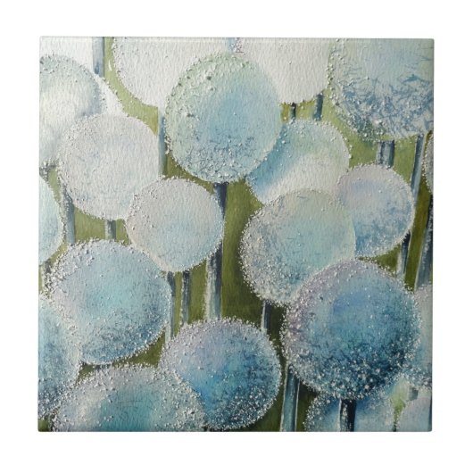 Gebied van Wensen Waterverf Tegeltje (Voorkant)