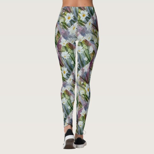 GEBIED VAN WITTE DAISIES | LEGGINGS (Achterkant)