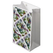 GEBIED VAN WITTE DAISY FLOWERS GIFT BAG KLEIN CADEAUZAKJE (Voorkant Gekanteld)