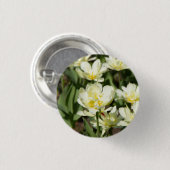 Gebied van witte tulpen Foto Ronde Button 3,2 Cm (Voorkant /achterkant)