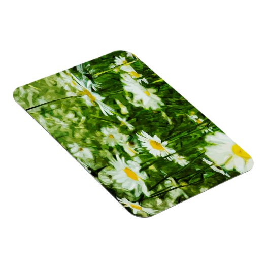 Gebied van witte wilde dagen Abstract Magneet (Rechterzijde)