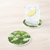 Gebied van witte wilde dagen Abstract Zandsteen Onderzetter (Zijkant)