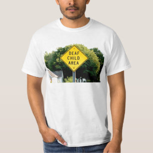gebied voor dove kinderen t-shirt