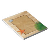 Gebied Zand Achtergrond - Notitieblok (Schuin)