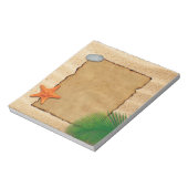 Gebied Zand Achtergrond - Notitieblok (Linkerzijde)