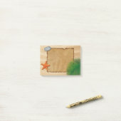 Gebied Zand Achtergrond - Post-it® notes (Op bureau)