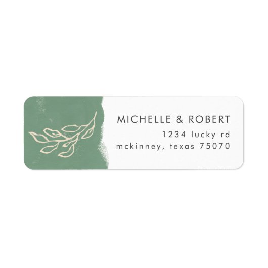 Gebieden van Dreams Green | Retouradreslabel Etiket (Voorkant)