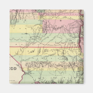 Gebieden van New Mexico en Utah Magneet