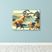 Gebieden van sekiya door de sumida canvas afdruk (Insitu (Houten vloer))