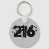 Gebiedscode 216 (Cleveland) Sleutelhanger (Voorkant)