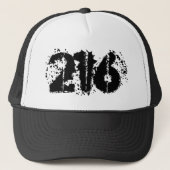 Gebiedscode 216 (Cleveland) Trefkerhoed Trucker Pet (Voorkant)