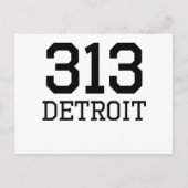 Gebiedscode 313 invullen briefkaart (Voorkant)