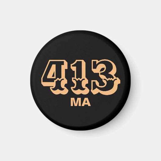 Gebiedscode 413 magneet (Voorkant)