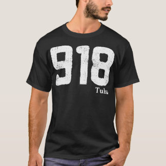 Gebiedscode 918 Tulsa Oklahoma verst T-shirt