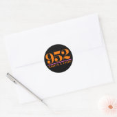 Gebiedscode 952 ronde sticker (Envelop)