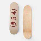 Gebiedscode 954 persoonlijk skateboard (Voorkant)
