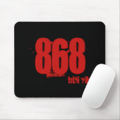 Gebiedscode Trini Mousepad 868 Muismat (Met muis)
