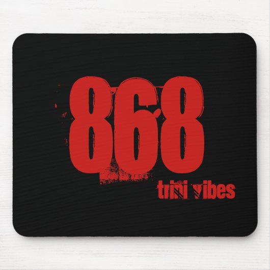 Gebiedscode Trini Mousepad 868 Muismat (Voorkant)