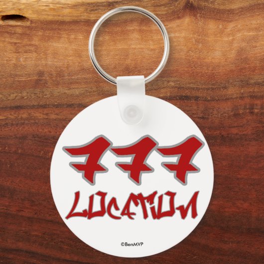 Gebiedscodes Sleutelhanger (Voorkant)