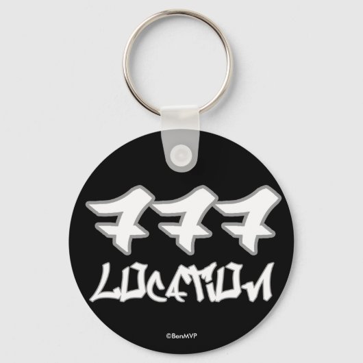 Gebiedscodes Sleutelhanger (Voorkant)